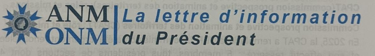 Lettre du président national